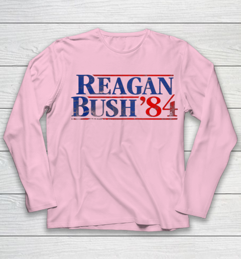 Reagan Bush 84 Vintage Style Conservative Republican Youth Long Sleeve 6
