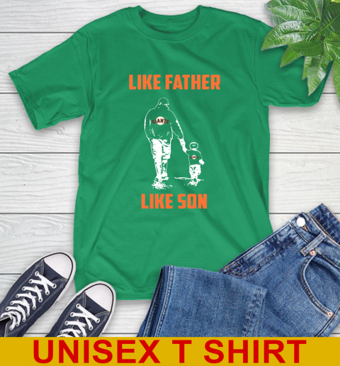 San Francisco Giants MLB Baseball Like Father Like Son Sports T-Shirt 7