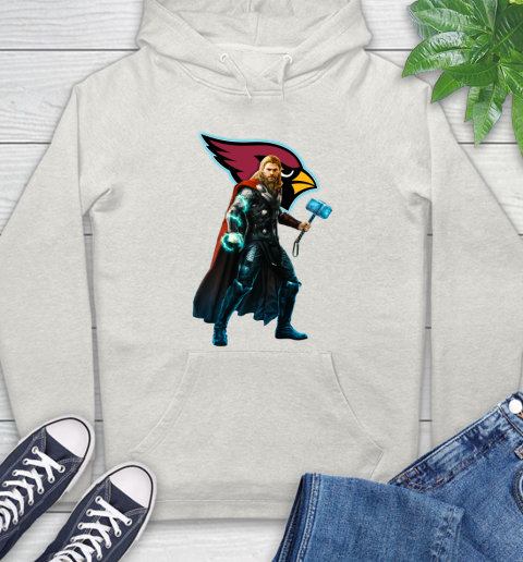 NFL Thor Avengers Endgame Football Arizona Cardinals Hoodie 12