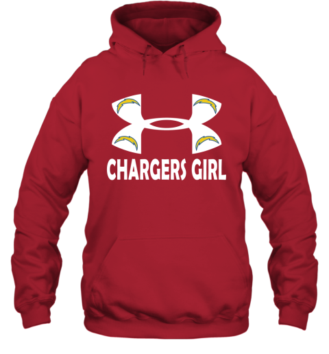 NFL Los Angeles Chargers Girl Under Armour Football Sports 1kUjO1OtIn6 hoodie 23 95 151514 front red