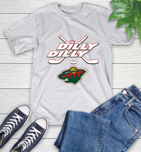 NHL Minnesota Wild Dilly Dilly Hockey Sports T-Shirt 12
