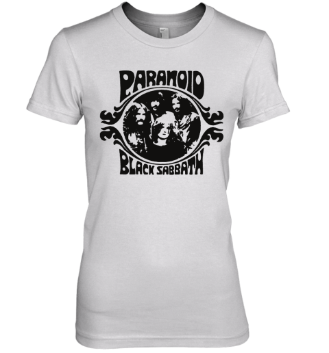 Black Sabbath Band Paranoid Premium Women's T-Shirt