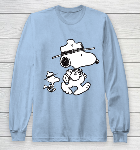 Funny Snoopy Woodstock Camping Long Sleeve T-Shirt 5