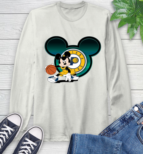 NBA Indiana Pacers Mickey Mouse Disney Basketball Long Sleeve T-Shirt 12