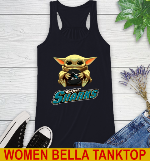 NHL Hockey San Jose Sharks Star Wars Baby Yoda Shirt 46