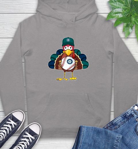 Seattle Mariners Turkey thanksgiving Hoodie 6