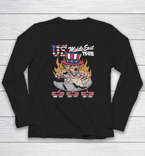 US Middle East Tour Iraq Iran AFG Long Sleeve T-Shirt