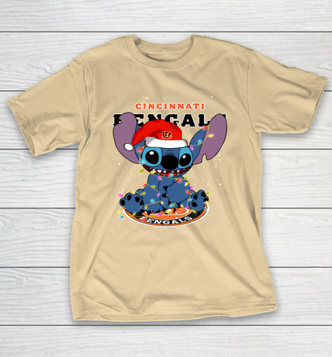 Cincinnati Bengals NFL Football noel stitch Christmas T-Shirt 5