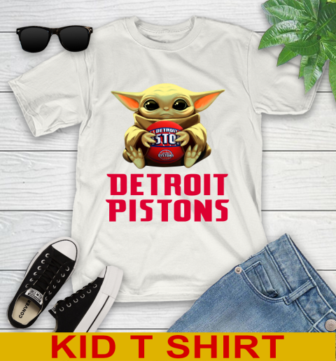 NBA Basketball Detroit Pistons Star Wars Baby Yoda Shirt 101