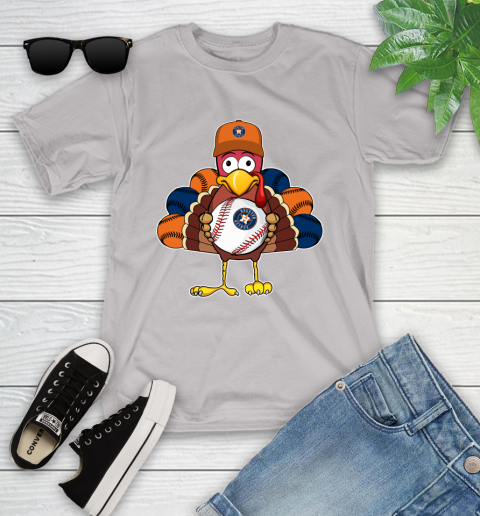 Houston Astros Turkey thanksgiving Youth T-Shirt 12