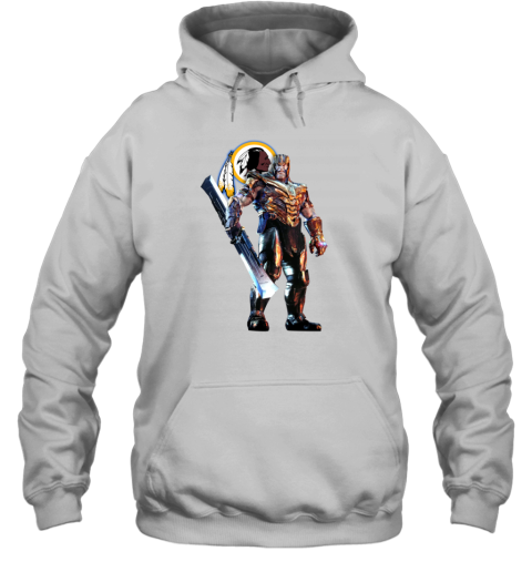NFL Thanos Marvel Avengers Endgame Football Washington Redskins Hoodie