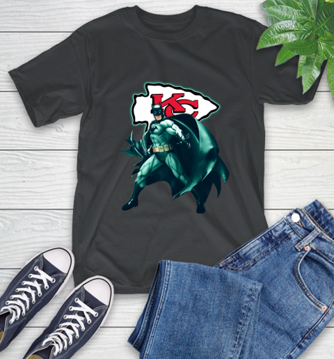 NFL Batman Football Sports Kansas City Chiefs T-Shirt 2