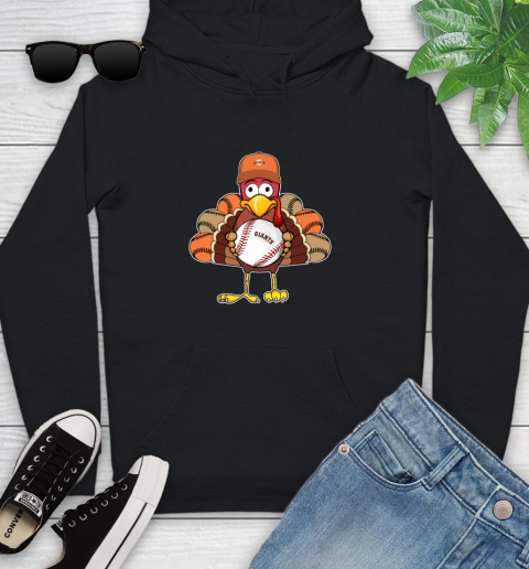 San Francisco Giants Turkey thanksgiving Youth Hoodie 2