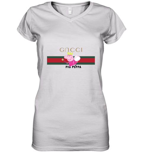 GC Peppa Pig Pecs Parody Women's V-Neck T-Shirt