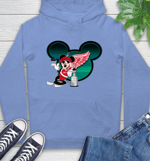 NHL Detroit Red Wings Stanley Cup Mickey Mouse Disney Hockey T Shirt Hoodie 11