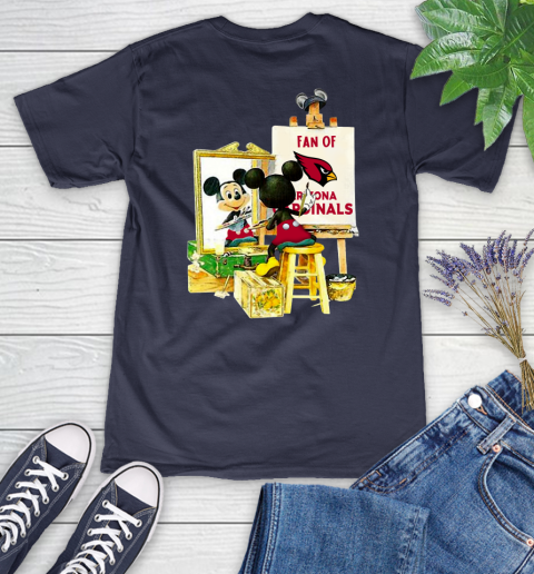 NFL Football Arizona Cardinals Mickey Drawing Shirt 81