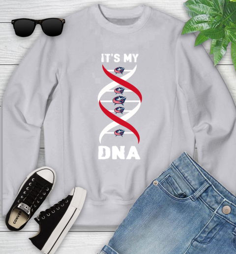 Columbus Blue Jackets NHL Hockey It's My DNA Sports Youth Sweatshirt 4 Columbus Blue Jackets NHL Hockey It's My DNA Sports Youth Sweatshirt - Image 4