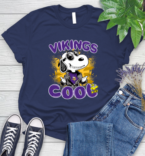 NFL Football Minnesota Vikings Cool Snoopy Shirt Women's T-Shirt 12