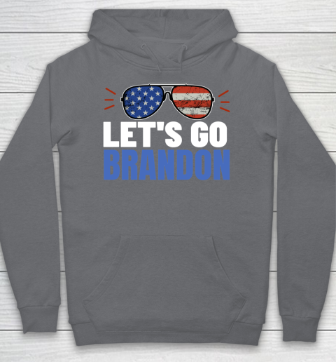 Let's Go Brandon Flag Sunglasses Hoodie 3