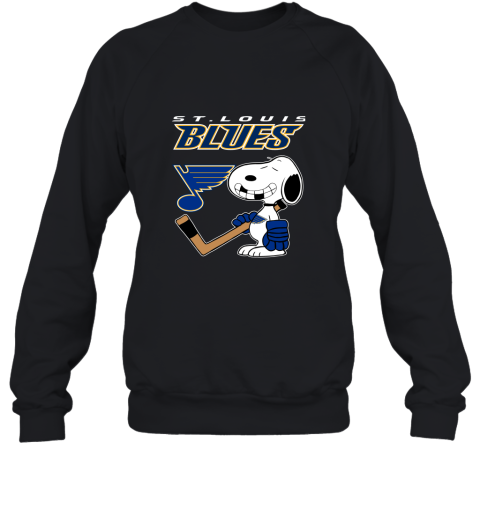 St. Louis Blues Ice Hockey Broken Teeth Snoopy NHL Sweatshirt