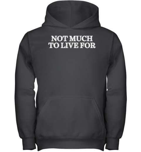 Not Much To Live For Youth Hoodie