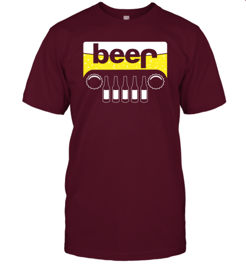 46w4 beer and jeep shirts jersey t shirt 60 front maroon