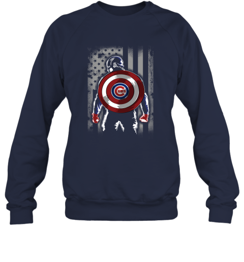 MLB Chicago Cubs Captain America Marvel Flag Baseball Sports - Rookbrand