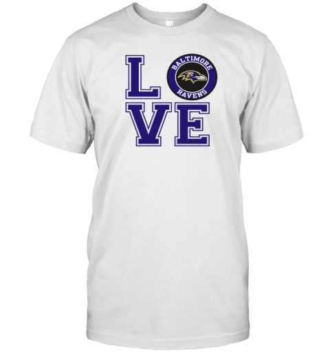 Baltimore Ravens Love T-Shirt