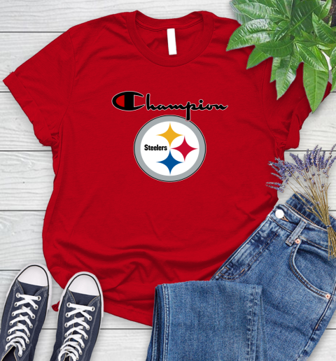 NFL Football Pittsburgh Steelers Champion Shirt Women's T-Shirt 9