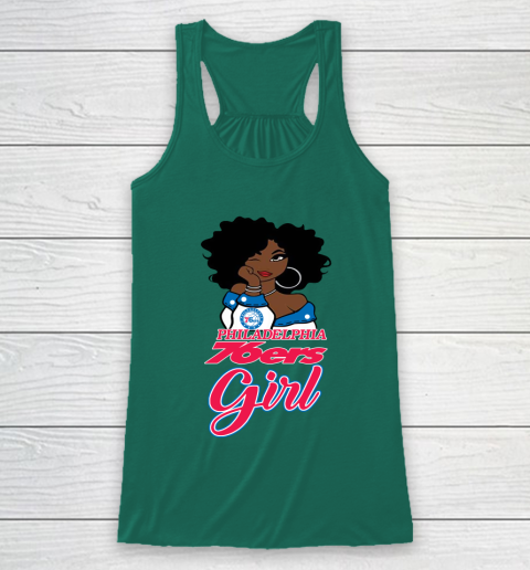 Philadelphia 76ers Girl NBA Racerback Tank 6