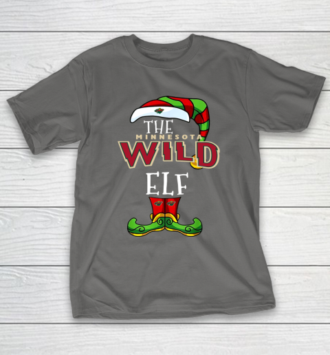 Minnesota Wild Christmas ELF Funny NHL T-Shirt 8