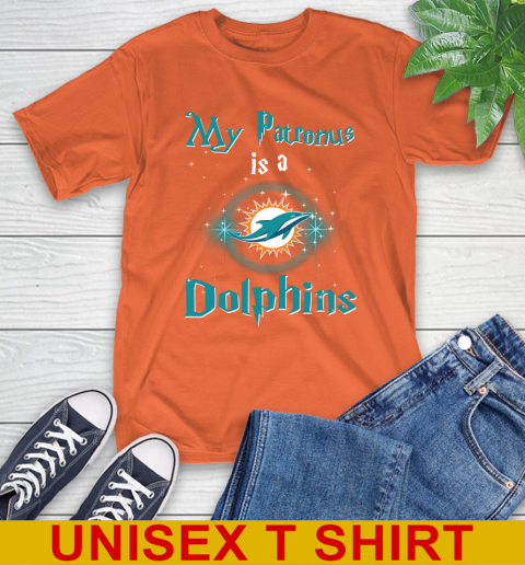 NFL Football Harry Potter My Patronus Is A Miami Dolphins T-Shirt 4