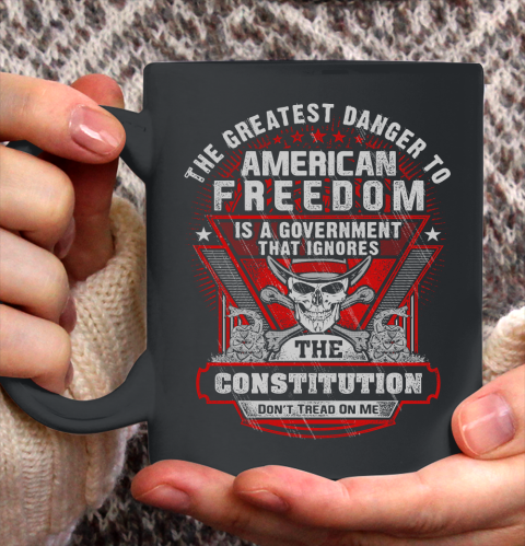 Veteran Shirt Gun Control American Freedom Ceramic Mug 11oz