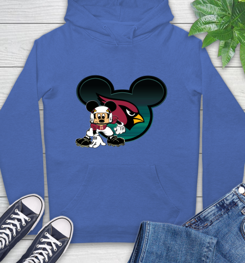 NFL Arizona Cardinals Mickey Mouse Disney Football T Shirt Hoodie 9