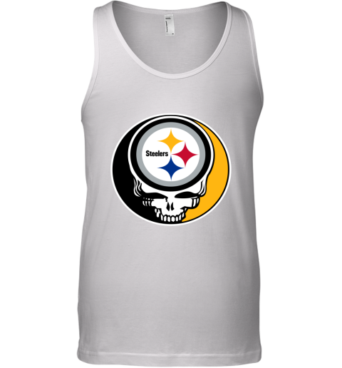 Nike Men's Pittsburgh Steelers Athletic Black Heather Sleeveless Hoodie