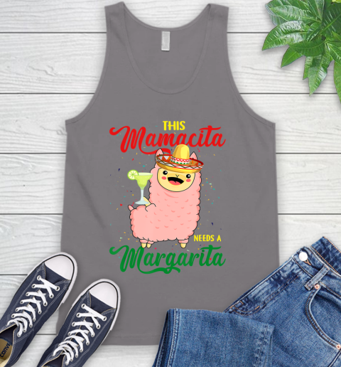 Nurse Shirt This Mamacita needs a Margarita Llama T Shirt Tank Top 6
