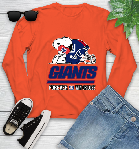 NFL The Peanuts Movie Snoopy Forever Win Or Lose Football New York Giants 128