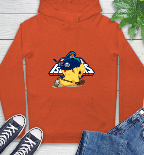 NHL Pikachu Hockey Sports New York Islanders Hoodie 5