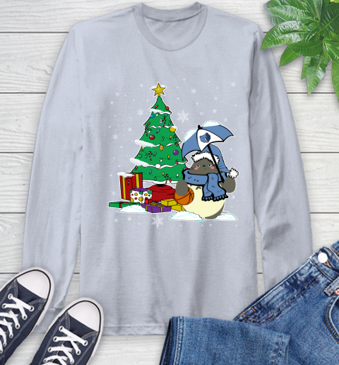 Memphis Grizzlies NBA Basketball Cute Tonari No Totoro Christmas Sports Long Sleeve T-Shirt 6