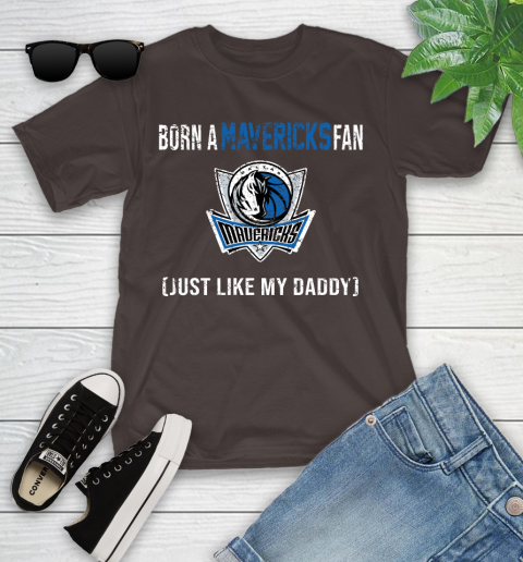NBA Dallas Mavericks Loyal Fan Just Like My Daddy Basketball Shirt Youth T-Shirt 6