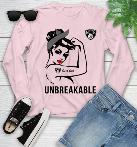 NBA Brooklyn Nets Girl Unbreakable Basketball Sports Youth Long Sleeve 7