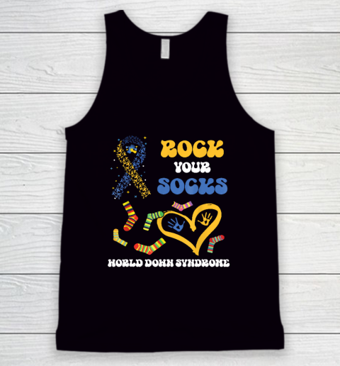 Down Syndrome Awareness Rock Your Socks Tank Top