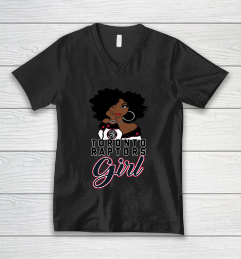 Toronto Raptors Girl NBA V-Neck T-Shirt