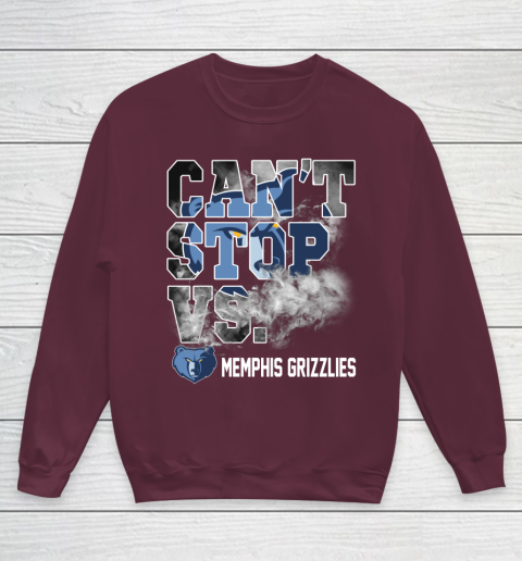 NBA Memphis Grizzlies Basketball Can't Stop Vs Youth Sweatshirt 4