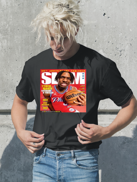 30Th Anniversary Take Over Slam 248 Tyrese Maxey Catch Me If You Can T-Shirt