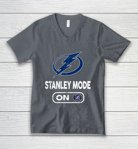 Tampa Bay Lightning Stanley Mode On V-Neck T-Shirt 4