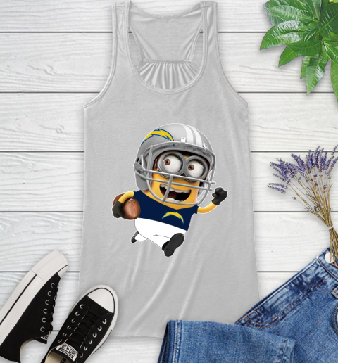 NFL San Diego Chargers Minions Disney Football Sports Racerback Tank