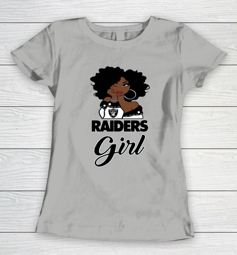 Oakland Raiders Girl NFL Women's T-Shirt 11