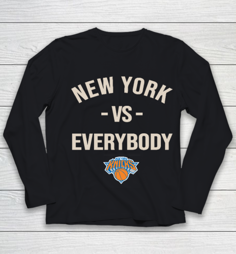 New York Knicks Vs Everybody Youth Long Sleeve
