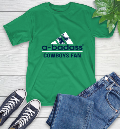 Dallas Cowboys NFL Football A Badass Adidas Adoring Fan Sports T-Shirt 7
